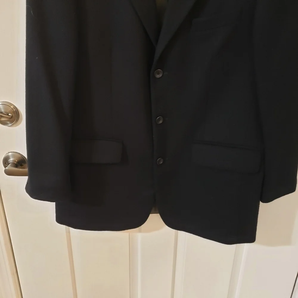 Oscar de la Renta Black Men's Blazer Size 40